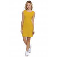 Robe col bateau sans manche en modal GUIMAUVE01