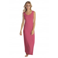 Robe longue col danseuse sans manches en modal GILDA