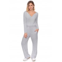 Combinaison pantalon, col V à revers MOLLY