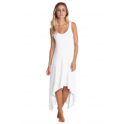 Robe déstructurée sans manches en modal ANEMONE