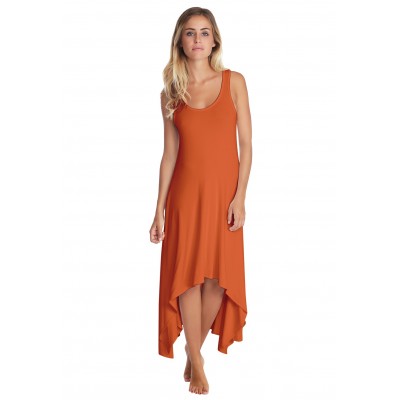 Robe déstructurée sans manches en modal ANEMONE