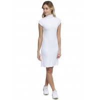 Robe col roulé manches courtes capes en modal CINDY17