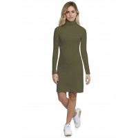 Robe col roulé manches longues en modal CINDY20
