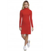 Robe col roulé manches longues en modal CINDY20