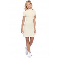 Robe col montant manches courtes en modal PENNY18