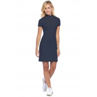 Robe col montant manches courtes en modal PENNY18