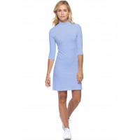 Robe col montant manches 3-4 en modal PENNY19