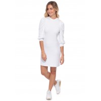 Robe midi manches bouffantes FUSION