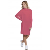 Robe col montant manches longues chauve souris en modal SARI