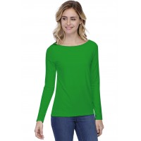 T-shirt coupe droite col bateau doublé devant en modal BINO05