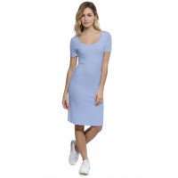 Robe col danseuse manches courtes en modal ROXANE18