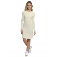 Robe ras du cou doublée devant manches longues en modal KATIA20