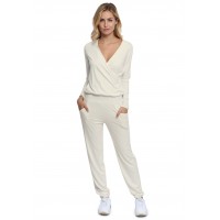 Combinaison pantalon taille élastique en maille modal PLUME