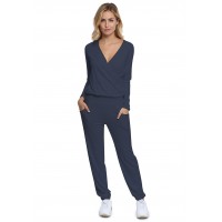 Combinaison pantalon taille élastique en maille modal PLUME