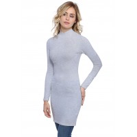 Tunique col montant manches longues en modal PENNY15