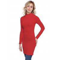 Tunique col montant manches longues en modal PENNY15